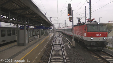 Vista dalla cabina - ÖBB 1144 (Austria)